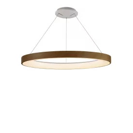   Mantra függeszték NISEKO II Dekoratív beltéri függesztett lámpa LED, fényerőszabályozható 8575 LED IP20 faipari Ø65cm mag 200cm