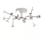 Mantra mennyezeti lámpa ADN dekoratív beltéri kis mennyezeti lámpa LED, fényerőszabályozható 8653 LED IP20 fehér Ø65.8cm mag 30cm