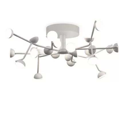 Mantra mennyezeti lámpa ADN dekoratív beltéri kis mennyezeti lámpa LED, fényerőszabályozható 8653 LED IP20 fehér Ø65.8cm mag 30cm