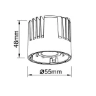 Mantra design lámpa SUNSET TEK 10 W hűtőborda 8782 LED IP20 fehér