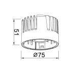 Mantra design lámpa SUNSET TEK 15 W hűtőborda 8789 LED IP20 fehér