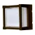 Mantra mennyezeti lámpa CREEK kültéri mennyezeti/fali lámpa kültéri Corten LED IP65 15W CCT 8853 LED