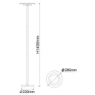 Mantra állólámpa TINA dekoratív beltéri állólámpa LED 12W 3000K LED