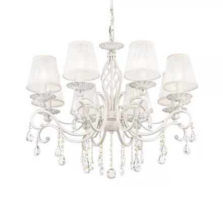 Maytoni függeszték Classic Grace Csillár -ARM247-08-G IP20 fehér Ø72cm mag 59cm