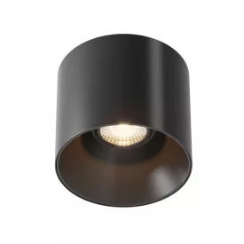   Maytoni mennyezeti lámpa Technical Alfa LED Mennyezeti lámpa -C064CL-01-15W3K-RD-B LED IP20 fekete Ø10cm mag 8.5cm