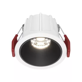   Maytoni spotlámpa Technical Alfa LED Beépíthető spotlámpa -DL043-01-10W4K-D-RD-WB LED IP20 fekete Ø6.5cm mag 5.2cm