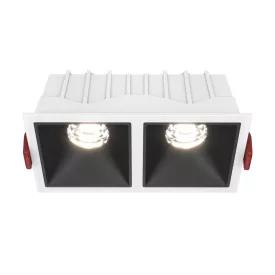   Maytoni spotlámpa Technical Alfa LED Beépíthető spotlámpa -DL043-02-10W4K-SQ-WB LED IP20 fekete mag 5.2cm