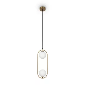   Maytoni függeszték Modern Ring Függeszték -MOD013PL-02BS1 IP20 réz Ø12cm mag 204cm