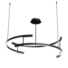   Maytoni függeszték Modern Line Függeszték -MOD054PL-L52B4K LED IP20 fekete Ø83cm mag 25.9cm