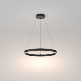   Maytoni függeszték Modern Rim Függeszték -MOD058PL-L32B4K LED IP20 fekete Ø60cm mag 60cm
