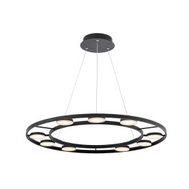   Maytoni függeszték Modern Fad Függeszték -MOD070PL-L63B3K LED IP20 fekete Ø80cm mag 150cm