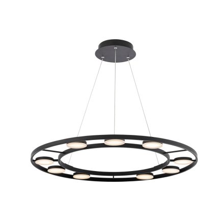 Maytoni függeszték Modern Fad Függeszték -MOD070PL-L63B3K LED IP20 fekete Ø80cm mag 150cm