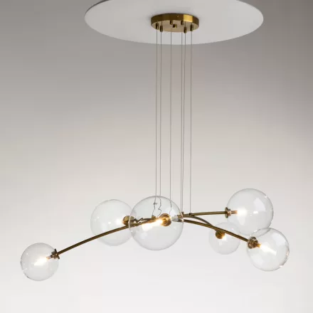 Maytoni függeszték Modern Mood Függeszték -MOD172PL-06BS IP20 réz mag 340.7cm