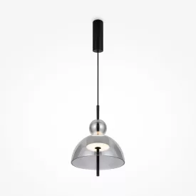   Maytoni függeszték Modern Bangkok Függeszték -MOD185PL-L6B3K4 LED IP20 fekete Ø25cm mag 348cm