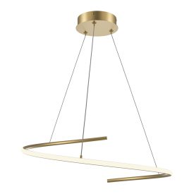   Maytoni függeszték Modern Curve Függeszték -MOD242PL-L33BSK LED IP20 réz Ø60cm mag 325.7cm