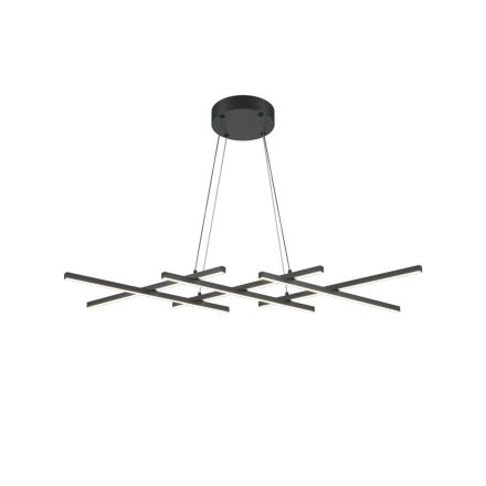 Maytoni függeszték Modern Halo Függeszték -MOD244PL-L50BK LED IP20 fekete mag 307cm kábel 30m