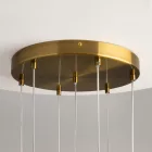 Maytoni függeszték Modern Frozen Függeszték -MOD254PL-07BS IP20 réz mag 321cm kábel 30m