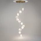 Maytoni függeszték Modern Frozen Függeszték -MOD254PL-12BS IP20 réz mag 371cm kábel 40m