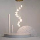 Maytoni függeszték Modern Frozen Függeszték -MOD254PL-12BS IP20 réz mag 371cm kábel 40m