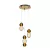 Maytoni függeszték Modern Drop Függeszték -MOD273PL-L33G3K LED IP20 arany Ø38cm mag 335.4cm