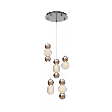 Maytoni függeszték Modern Drop Függeszték -MOD273PL-L80CH3K LED IP20 króm Ø43cm mag 335.4cm