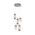 Maytoni függeszték Modern Drop Függeszték -MOD273PL-L80CH3K LED IP20 króm Ø43cm mag 335.4cm