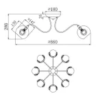 Maytoni design lámpa -MOD833-08-N