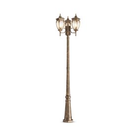   Maytoni állólámpa Outdoor Fleur Kültéri állólámpa -O414FL-03GB IP44 fekete Ø52.5cm mag 239cm