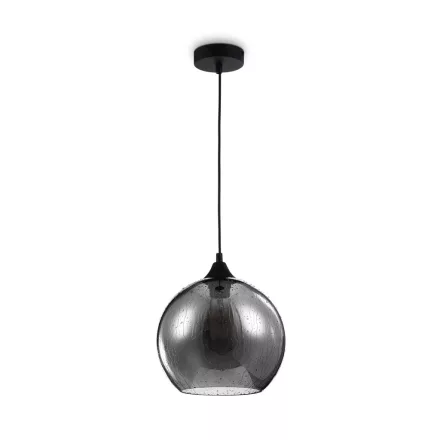 Maytoni függeszték Modern Bergen Függeszték -T314-11-B IP20 fekete Ø25cm mag 21.5cm