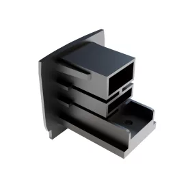   Maytoni design lámpa Technical Accessories for tracks Trinity Alkatrészek felületre szerelt sínrendszerhez -TRA005EC-31B fekete mag 3.3cm