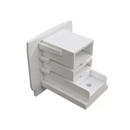 Maytoni design lámpa Technical Accessories for tracks Trinity Alkatrészek felületre szerelt sínrendszerhez -TRA005EC-31W fehér mag 3.3cm