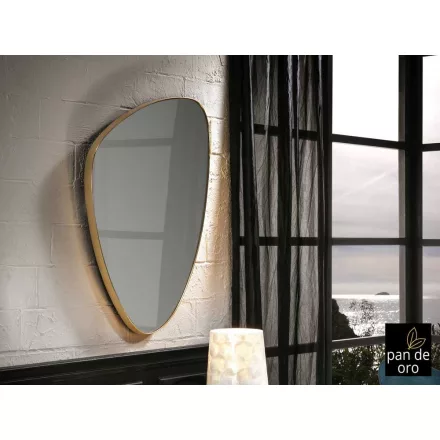 Schuller design lámpa Fürdőszobai Tükör -127387 arany mag 84cm