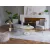 Schuller design lámpa DEKALA - DOHÁNYZÓASZTAL FEHÉR-ARANY D90 258319 Ø90cm mag 45cm