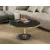 Schuller design lámpa DEKALA - DOHÁNYZÓASZTAL FEKETE-ARANY D90 258326 Ø90cm mag 45cm