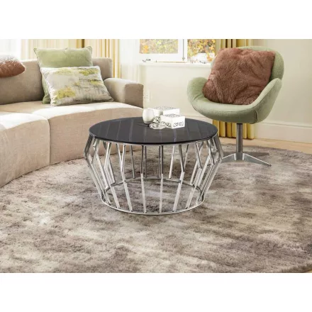 Schuller design lámpa CIROS - VILÁGOS ACÉL DOHÁNYZÓASZTAL 335515 füst mag 45cm
