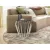 Schuller design lámpa CIROS - FÉNYES ACÉL ÁLLVÁNYASZTAL 336710 füst mag 55cm