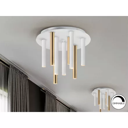  SCHULLER VARAS 374064 MENNYEZETI LÁMPA FEHÉR-ARANY