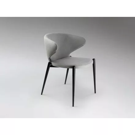 Schuller design lámpa ALIZE - VILÁGOS SZÜRKE SZÉK 408677 fekete mag 75cm