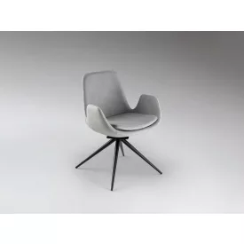   Schuller design lámpa ZUNA - FORGÓSZÉK VILÁGOS SZÜRKE 408912 fekete mag 80cm
