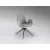 Schuller design lámpa ZUNA - FORGÓSZÉK VILÁGOS SZÜRKE 408912 fekete mag 80cm