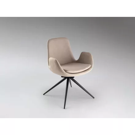 Schuller design lámpa ZUNA - FORGÓS BÉZS SZÉK 408943 fekete mag 80cm