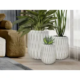   Schuller design lámpa JAZMIN - 3 NÖVÉNYCSÉSZ SZETT - BÉZS 459631 Ø51cm mag 60cm