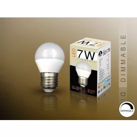   Schuller design lámpa Szabályozható LED izzó 3000K 7W E27 50179 LED IP20 Ø4.5cm mag 8cm