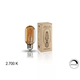   Schuller design lámpa ·VINTAGE· LED IZZÓ T45 6W E27 5031 LED IP20 borostyán Ø4.5cm mag 11cm