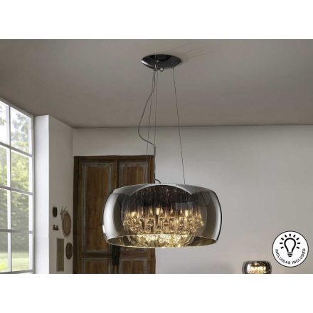 Schuller design lámpa ·ARGOS· MEDÁL Ø50 508111 IP20 króm Ø50cm mag 25cm