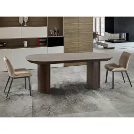   Schuller design lámpa IRATI - ÉTKEZŐASZTAL - KŐ/BARNA 607087 mag 79cm