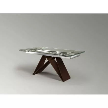 Schuller design lámpa MIKA - BŐVÍTHETŐ ÉTKEZŐASZTAL - BARNA 713023 mag 75cm