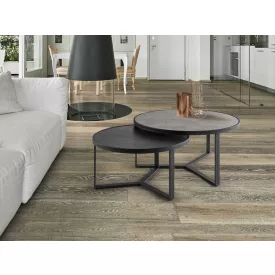   Schuller design lámpa NAIRA - KIS ASZTALGARETT - SZÜRKE - FEKET 719124 matt fekete Ø71cm mag 41cm