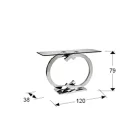 Schuller design lámpa Casandra 739139 Bútor átlátszó mag 79cm