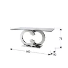 Schuller design lámpa Casandra 739436 Bútor átlátszó mag 76cm